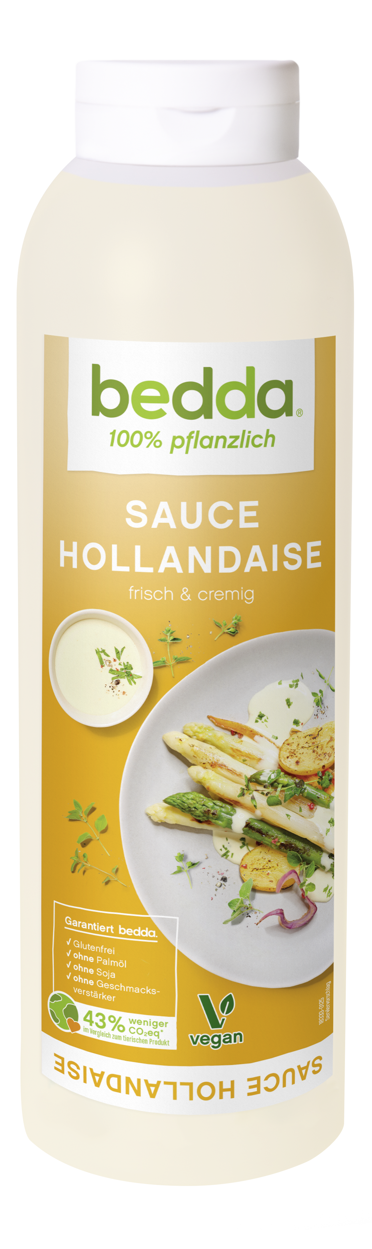 Sauce Hollandaise von bedda in der 1-L-Flasche
