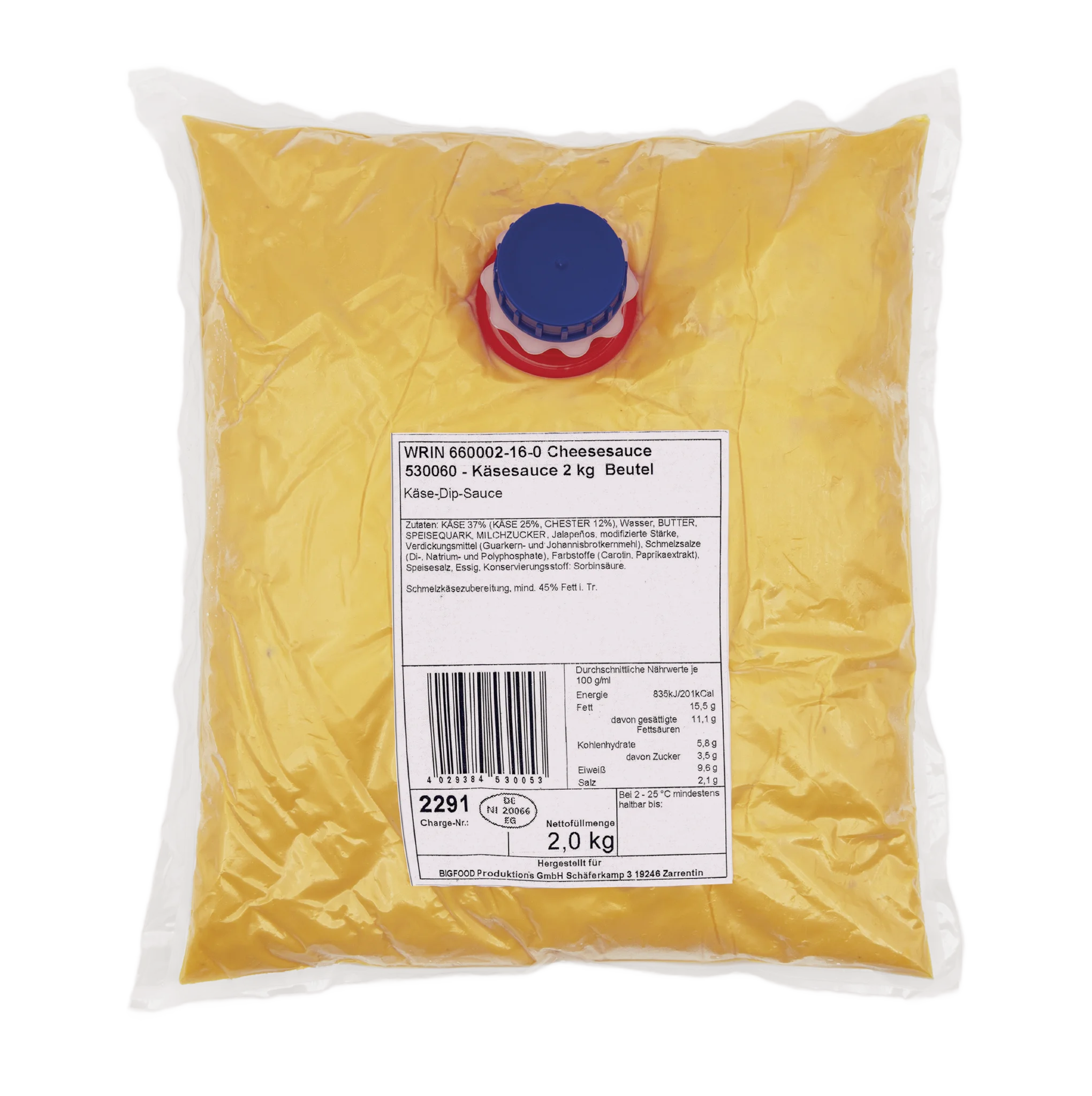 Käsesauce von Optimahl Starline in der 2-kg-Packung